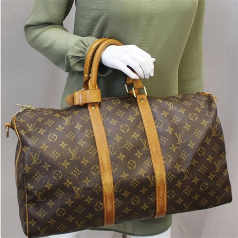 louis vuitton keepall45 travel bag|louis vuitton keepall 50 vintage.